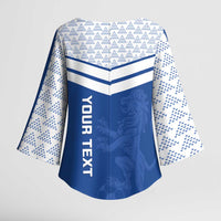 Mount Pleasant Jamaica Football Custom Kimono Sleeve Blouse Come On Stush - Wonder Print Shop