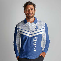 Mount Pleasant Jamaica Football Custom Long Sleeve Polo Shirt Come On Stush - Wonder Print Shop