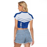 Mount Pleasant Jamaica Football Custom Raglan Cropped T Shirt Come On Stush - Wonder Print Shop