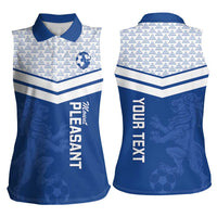 Mount Pleasant Jamaica Football Custom Women Sleeveless Polo Shirt Come On Stush - Wonder Print Shop