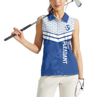 Mount Pleasant Jamaica Football Custom Women Sleeveless Polo Shirt Come On Stush - Wonder Print Shop