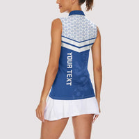 Mount Pleasant Jamaica Football Custom Women Sleeveless Polo Shirt Come On Stush - Wonder Print Shop