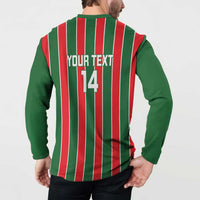 Robinhood Suriname Football Custom Button Sweatshirt Go Geen Strijd - Wonder Print Shop
