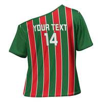 Robinhood Suriname Football Custom Cross Shoulder Shirt Go Geen Strijd - Wonder Print Shop