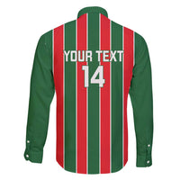 Robinhood Suriname Football Custom Family Matching Short Sleeve Bodycon Dress and Hawaiian Shirt Go Geen Strijd - Wonder Print Shop