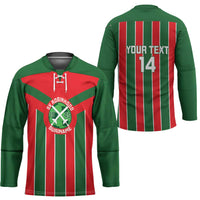 Robinhood Suriname Football Custom Hockey Jersey Go Geen Strijd - Wonder Print Shop