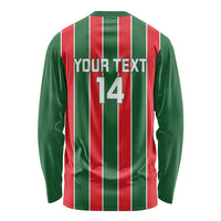 Robinhood Suriname Football Custom Long Sleeve Shirt Go Geen Strijd - Wonder Print Shop