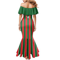 Robinhood Suriname Football Custom Mermaid Dress Go Geen Strijd - Wonder Print Shop