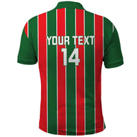 Robinhood Suriname Football Custom Polo Shirt Go Geen Strijd - Wonder Print Shop