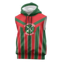 Robinhood Suriname Football Custom Sleeveless Zip Hoodie Go Geen Strijd - Wonder Print Shop