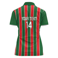 Robinhood Suriname Football Custom Women Polo Shirt Go Geen Strijd - Wonder Print Shop