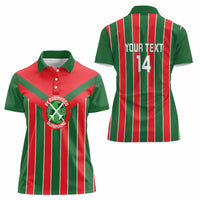 Robinhood Suriname Football Custom Women Polo Shirt Go Geen Strijd - Wonder Print Shop