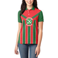 Robinhood Suriname Football Custom Women Polo Shirt Go Geen Strijd - Wonder Print Shop