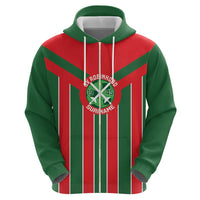 Robinhood Suriname Football Custom Zip Hoodie Go Geen Strijd - Wonder Print Shop