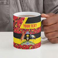 Personalized Uganda Independence Day Ceramic Mug Ugandan Kitenge African Pattern
