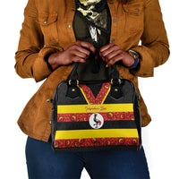 Uganda Independence Day Shoulder Handbag Ugandan Kitenge African Pattern