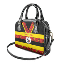Uganda Independence Day Shoulder Handbag Ugandan Kitenge African Pattern