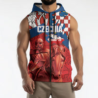 Personalized Czech Independence Day Sleeveless Zip Hoodie October 28 Vitkov National Monument
