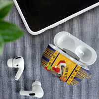 Personalized Barbados Christmas AirPods Case Bajan Xmas Brown Pelican Santa - Wonder Print Shop