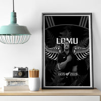 New Zealand Silver Fern Rugby Canvas Wall Art Aotearoa Godfather Proud Gone But Never Forgotten - Wonder Print Shop