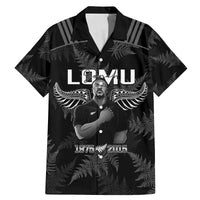 New Zealand Silver Fern Rugby Family Matching Mermaid Dress and Hawaiian Shirt Aotearoa Godfather Proud Gone But Never Forgotten - Wonder Print Shop
