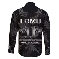 New Zealand Silver Fern Rugby Family Matching Short Sleeve Bodycon Dress and Hawaiian Shirt Aotearoa Godfather Proud Gone But Never Forgotten - Wonder Print Shop