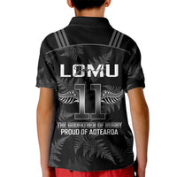 New Zealand Silver Fern Rugby Kid Polo Shirt Aotearoa Godfather Proud Gone But Never Forgotten - Wonder Print Shop