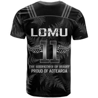 New Zealand Silver Fern Rugby T Shirt Aotearoa Godfather Proud Gone But Never Forgotten - Wonder Print Shop