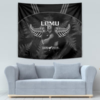New Zealand Silver Fern Rugby Tapestry Aotearoa Godfather Proud Gone But Never Forgotten - Wonder Print Shop