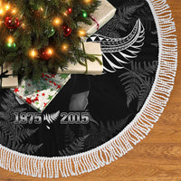 New Zealand Silver Fern Rugby Tree Skirt Aotearoa Godfather Proud Gone But Never Forgotten - Wonder Print Shop
