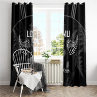 New Zealand Silver Fern Rugby Window Curtain Aotearoa Godfather Proud Gone But Never Forgotten - Wonder Print Shop