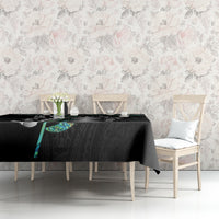 Personalised New Zealand Silver Fern Rugby Tablecloth Paua Shell With Champions Trophy History NZ Forever - Wonder Print Shop