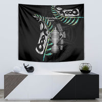 Personalised New Zealand Silver Fern Rugby Tapestry Paua Shell With Champions Trophy History NZ Forever - Wonder Print Shop
