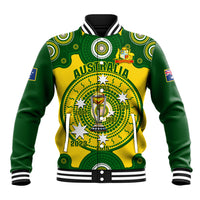 Australia Cricket Baseball Jacket 2023 World Cup 6th Champions Trophy National Color - Wonder Print Shop