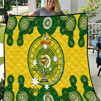 Australia Cricket Quilt 2023 World Cup 6th Champions Trophy National Color - Wonder Print Shop