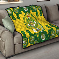 Australia Cricket Quilt 2023 World Cup 6th Champions Trophy National Color - Wonder Print Shop