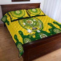 Personalised Australia Cricket Quilt Bed Set 2023 World Cup 6th Champions Trophy National Color - Wonder Print Shop