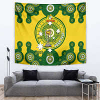 Personalised Australia Cricket Tapestry 2023 World Cup 6th Champions Trophy National Color - Wonder Print Shop