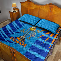 India Cricket Quilt Bed Set 2023 World Cup 3rd Champions Proud - Wonder Print Shop