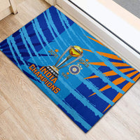 Custom India Cricket Rubber Doormat 2023 World Cup 3rd Champions Proud - Wonder Print Shop