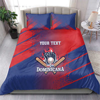 Custom Baseball Dominicana Bedding Set Go Champions Grunge Style - Wonder Print Shop
