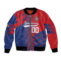 Custom Baseball Dominicana Bomber Jacket Go Champions Grunge Style - Wonder Print Shop