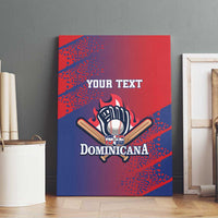 Custom Baseball Dominicana Canvas Wall Art Go Champions Grunge Style - Wonder Print Shop