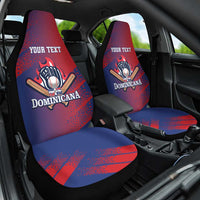 Custom Baseball Dominicana Car Seat Cover Go Champions Grunge Style - Wonder Print Shop