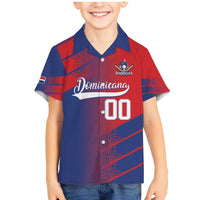 Custom Baseball Dominicana Family Matching Mermaid Dress and Hawaiian Shirt Go Champions Grunge Style - Wonder Print Shop