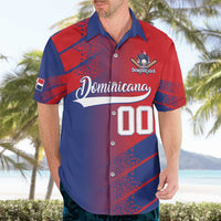 Custom Baseball Dominicana Hawaiian Shirt Go Champions Grunge Style - Wonder Print Shop