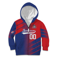 Custom Baseball Dominicana Kid Hoodie Go Champions Grunge Style - Wonder Print Shop
