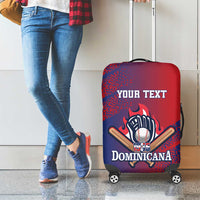 Custom Baseball Dominicana Luggage Cover Go Champions Grunge Style - Wonder Print Shop