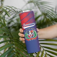 Custom Baseball Dominicana Skinny Tumbler Go Champions Grunge Style - Wonder Print Shop