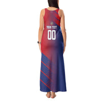 Custom Baseball Dominicana Tank Maxi Dress Go Champions Grunge Style - Wonder Print Shop